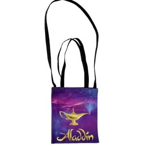 Official Disney Aladdin the Broadway Musical Lamp Logo Tote Bag Canvas Crossbody